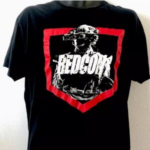 Redcon 1 Men’s TOTAL WAR  PREWORKOUT Limited Edition Kenny Omega RARE T-shirt XL